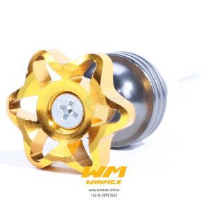 BALLONETA ALUMINIO MOTONETA DORADA