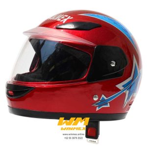 CASCO NI?O CERRADO ROJO NI?O