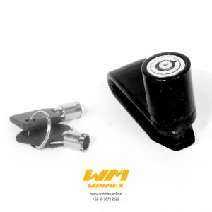 CANDADO PARA DISCO FIERRO (LIGERO) NEGRO