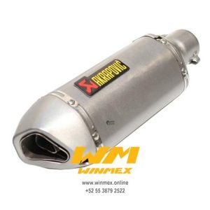 ESCAPE DEPORTIVO UNIVERSAL MOTO TRABAJO Y PISTA PLATA