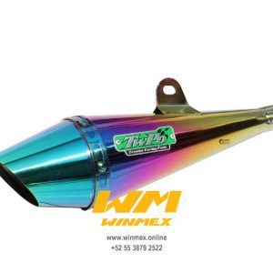 ESCAPE DEPORTIVO UNIVERSAL MOTONETA Y MOTO TRABAJO MULTICOLOR