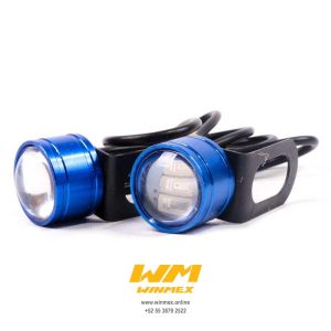 ESTROBOS LED CON LUPA AZUL