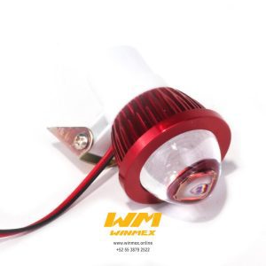 FOCO AUXILIAR LUPA ESTROBO ROJO UNIVERSAL