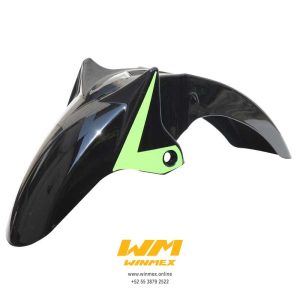 SALPICADERA DELANTERA NEGRO/VERDE 150Z