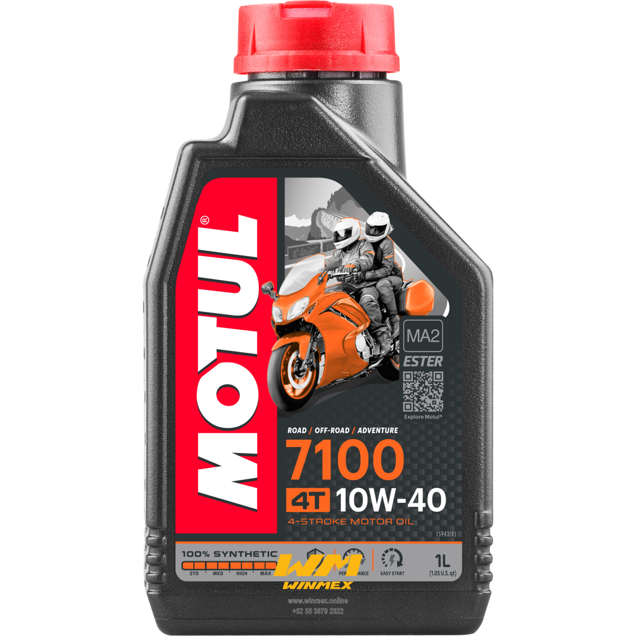 ACEITE(MOTUL) SINTETICO 7100 10W40 4 TIEMPOS