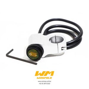 BOTON CORTA CORRIENTE BLANCO-AMARILLO UNIVERSAL