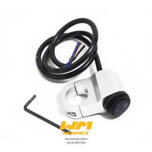 BOTON CORTA CORRIENTE BLANCO-AZUL UNIVERSAL