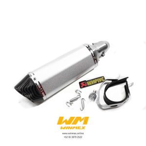 ESCAPE DEPORTIVO UNIVERSAL PISTA  NUEVO DOBLE SALIDA PLATA UNIVERSAL