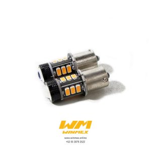 FOCO DIRECCIONAL LED CON LUPA JGO AMBAR UNIVERSAL