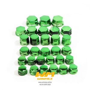 TAPON DE TORNILLERIA DE LUJO JGO. 28PZS. VERDE