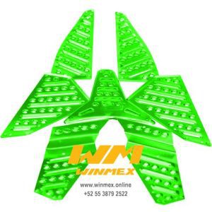 PISO TAPETE ALUMINIO MOTONETA VERDE