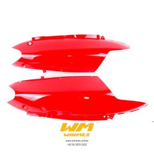 CUBIERTA TRASERA JGO. ROJO DS125, DS150, XS150