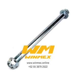 EJE DE RUEDA DELANTERA CON TUERCA FT125