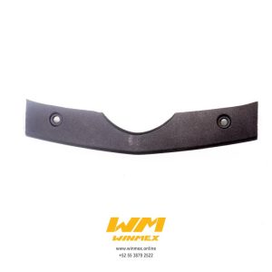 Placa Cubierta Negra Italika