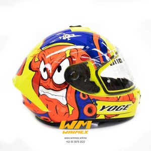 GARGLEN AMARILLO DOBLE CERTIFICACION CASCO CERRADO YOGE TALLA XL