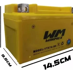Batería Gel YTX7A-BS Amarilla