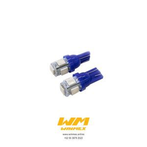 FOCO PELLIZCO 5 LED JGO COLOR AZUL UNIVERSAL