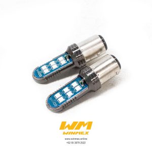 FOCO STOP 12 LED ESTROBO COLOR AZUL JGO UNIVERSAL