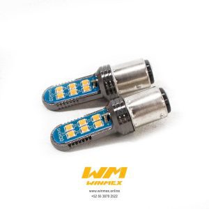 FOCO STOP 12 LED ESTROBO COLOR ROJO JGO UNIVERSAL