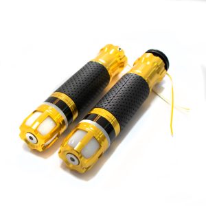 PU?OS CON CONTRAPESO GRANDE LED DORADO