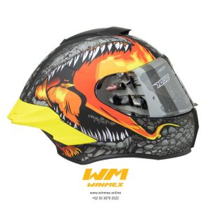 CASCO CERRADO YOGE JURASSIC DINOSAURS GREY XXL
