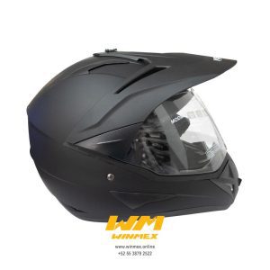 CASCO CROSS YOGE NEGRO MATE XL