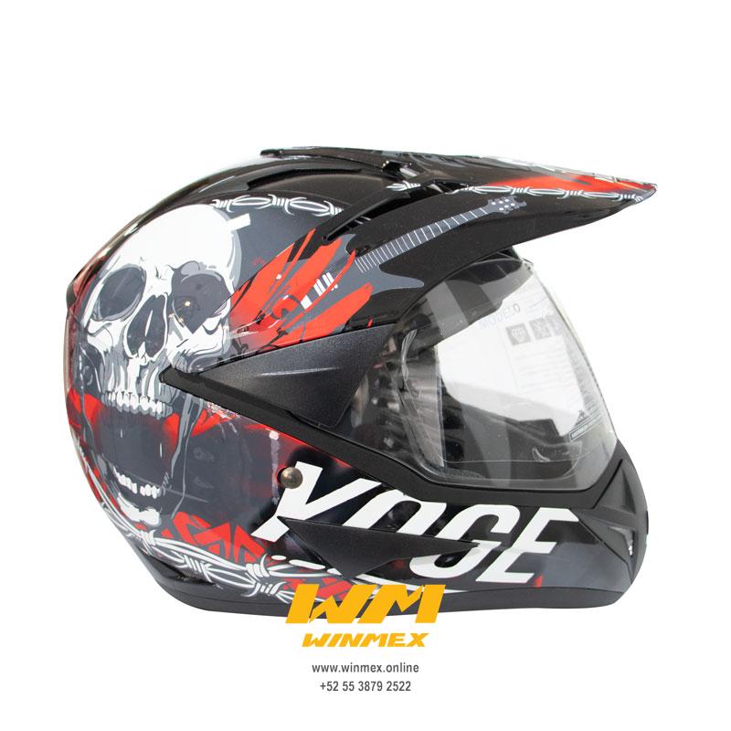 Casco Tipo Cross HRO Blanco/Azul DRIPS MX03 XL – KMMOTOSHN