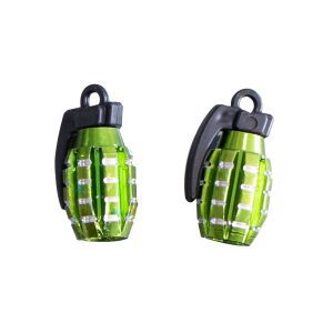 Tapon para valvula de aire tipo granada verde