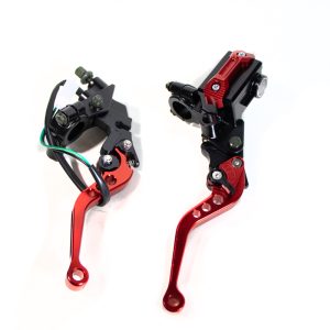 BOMBA DERECHA Y MANIJA IZQUIERDA COMPLETA ALTO DESEMPE?O ZX-Z6039 ROJO