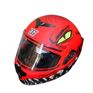 casco Forza A-5 rojo con luz